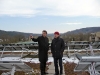 Winne Hermann zu Besuch bei Besuch der Tübinger Firma MHH Solar - hier: Gewerbschule Tübingen (10.03.2010)
