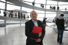 Winfried Hermann in der Reichstagskuppel
