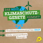 Das neue Klimaschutzgesetz kommt!