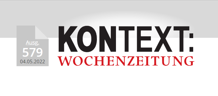 579. Ausgabe Kontext-Wochenzeitung