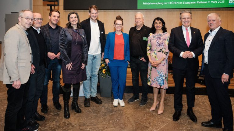 Winne Hermann beim ‚Mobilitäts‘-Empfang